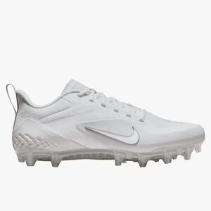 NIB Nike Men's Alpha Huarache8 Pro Lax Lacrosse Cleats Shoes White/Pure Platinum